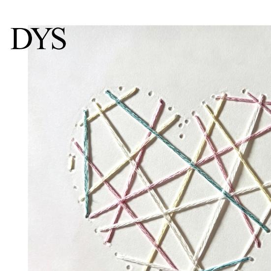 String Heart Card Kit 1/2/3 Sets DIY Art Greeting Kit, Handmade Thread Craft Anniversary Card, Make Your Own Love for Birthday Valentine's Day