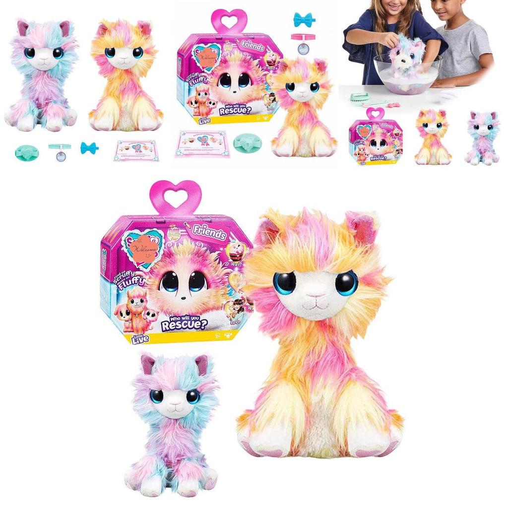 Adorable Skruff A Love Cotton Doll Plush Toy For Kids Featuring Colorful Unicorn Design