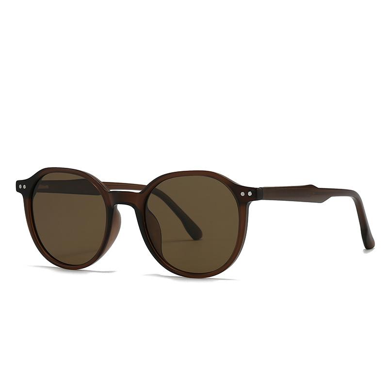  New Retro Round Women Luxury Sunglasses Fashion Rivets Men Sun Glasses Shades UV400