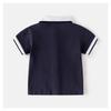 Boys' Short Sleeve Embroidered Top Korean Casual Shirt for Toddlers