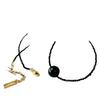 Vintage Black Spinel Natural Black Agate Commuter Collarbone Chain Neck Chain Atmosphere Necklace