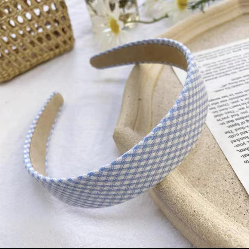 

Блакитна серія Ретро Квітковий Перловий Обруч - Універсальний Літній Аксесуар для Волосся