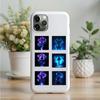 Glow-in-the-Dark Girl Sticker Roll - 500 Waterproof Creative Stickers for Skateboards, Water Bottles, Suitcases, and Diaries