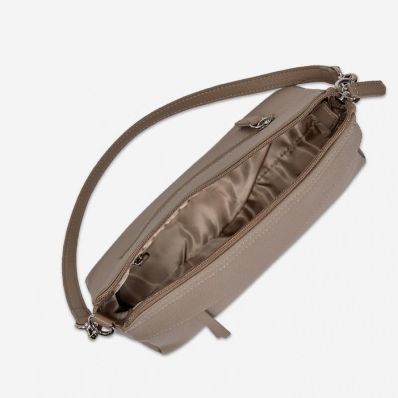 By Esquire Women Loa Flap Shoulder Bag Beige