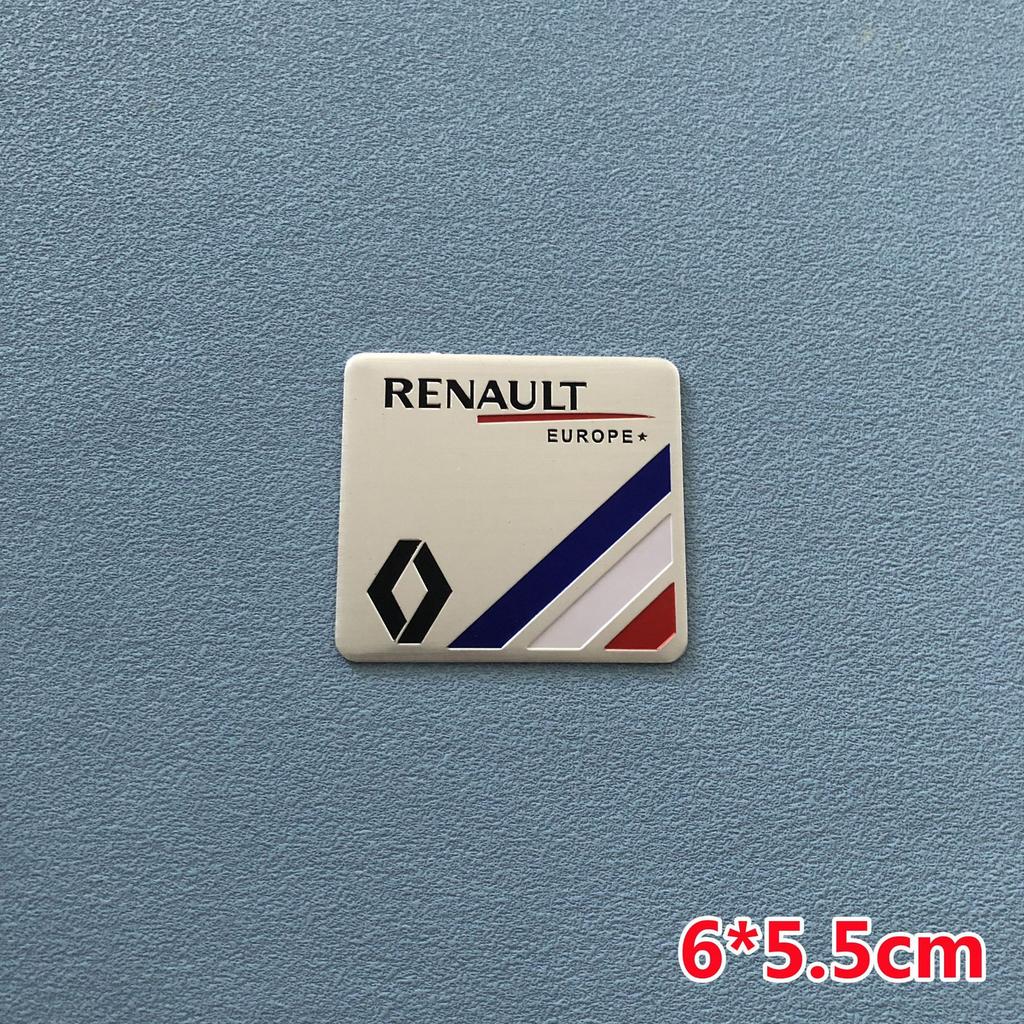Car Emblem Sticker Accessories For Renault RS GT Clio Megane PARLS PREMIERE Captur Trafic Twingo Scenic 2 Kadjar Zoe Kangoo XX7