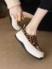 Fashion Summer Casual Leopard Print Slip On Woman Footwear Offer Cheap Aesthetic New Arrival 2025 Original High On Platform Shoes Women