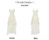Elegantes Sommerkleid mit Spitzen-Trägern für zierliche Frauen