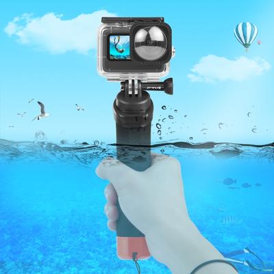 PULUZ Schwimmende Schaumstoff-Handgriff-Auftriebsstangen mit Riemen & Schnellwechselbasis für GoPro, Insta360, DJI und andere Action-Kameras(Orange)