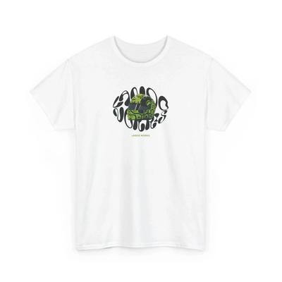 Lando Norris Grafik Helm Design Weißes T-Shirt