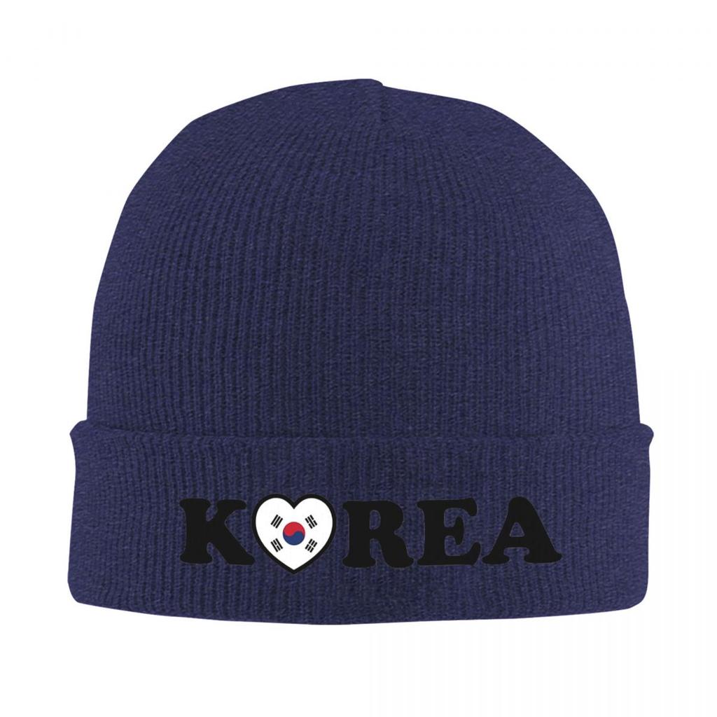South Korea Flag Warm Knitted Cap Winter Knit Bonnet Hat Skullies Beanies Hip Hop Caps for Unisex