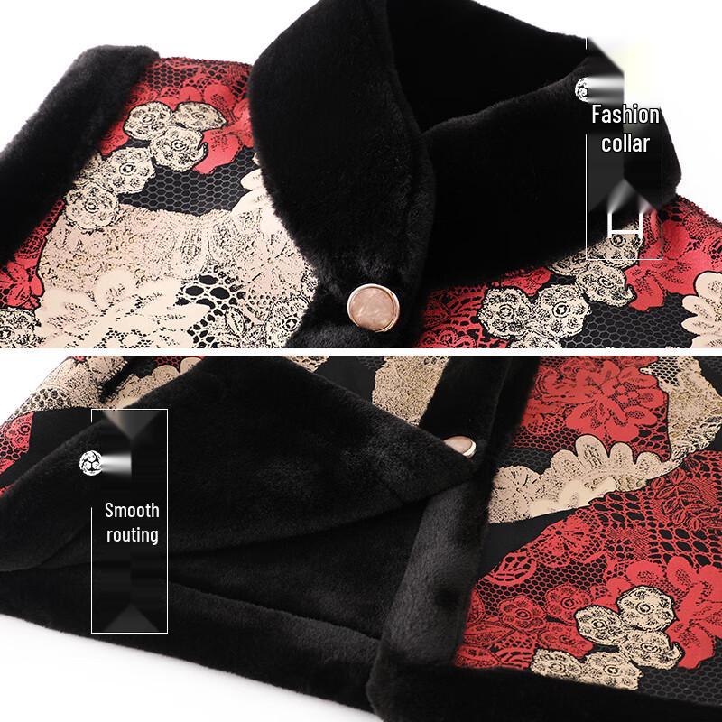 YUZHAOLIN Elderly Women's Fleece Lined Winter Vest
