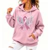 Women's Fashion Hoodie Loose Fit Printed Casual Sweatshirt Top