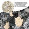 1 Set Wood Slice Lovely Hanging Ornaments Holiday Party Decorations Embellishments Slices for Home Tree Yards Home Wall