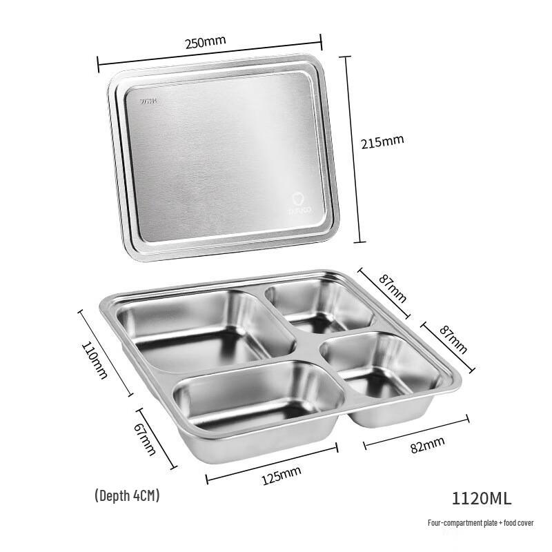 

TAFUCO Stainless Steel Partitioned Lunch Box