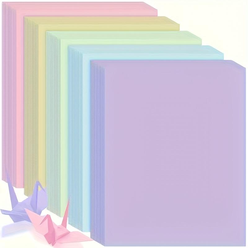 100 Arkuszy Pastelowy Kolor Karton, Gruby, Na Prezenty Urodzinowe, Scrapbooking, Tworzenie Kartek, Drukowanie, Projekty Szkolne i Rękodzieło DIY