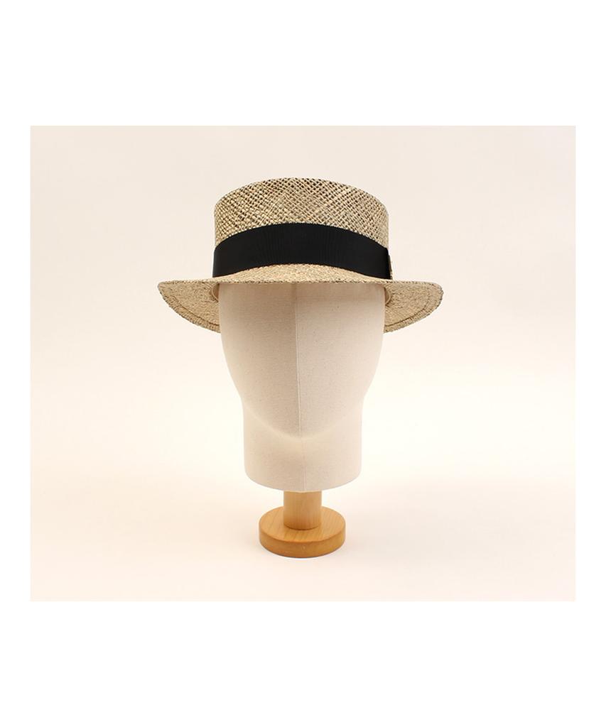 Yunibeosyeolkemiseuteuli Bau Flat Short Panama Hat Gd Raffia Hat