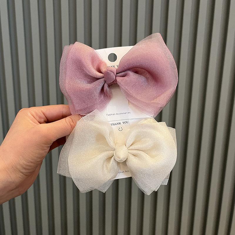 

Princess Pearl Bow Hair Clip - Spring/Summer Girl s Headdress Hair Accessory