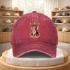 Childless Cat Lady Tarot Graphic Baseball Cap Vintage Washed Denim Adjustable Hat for Unisex
