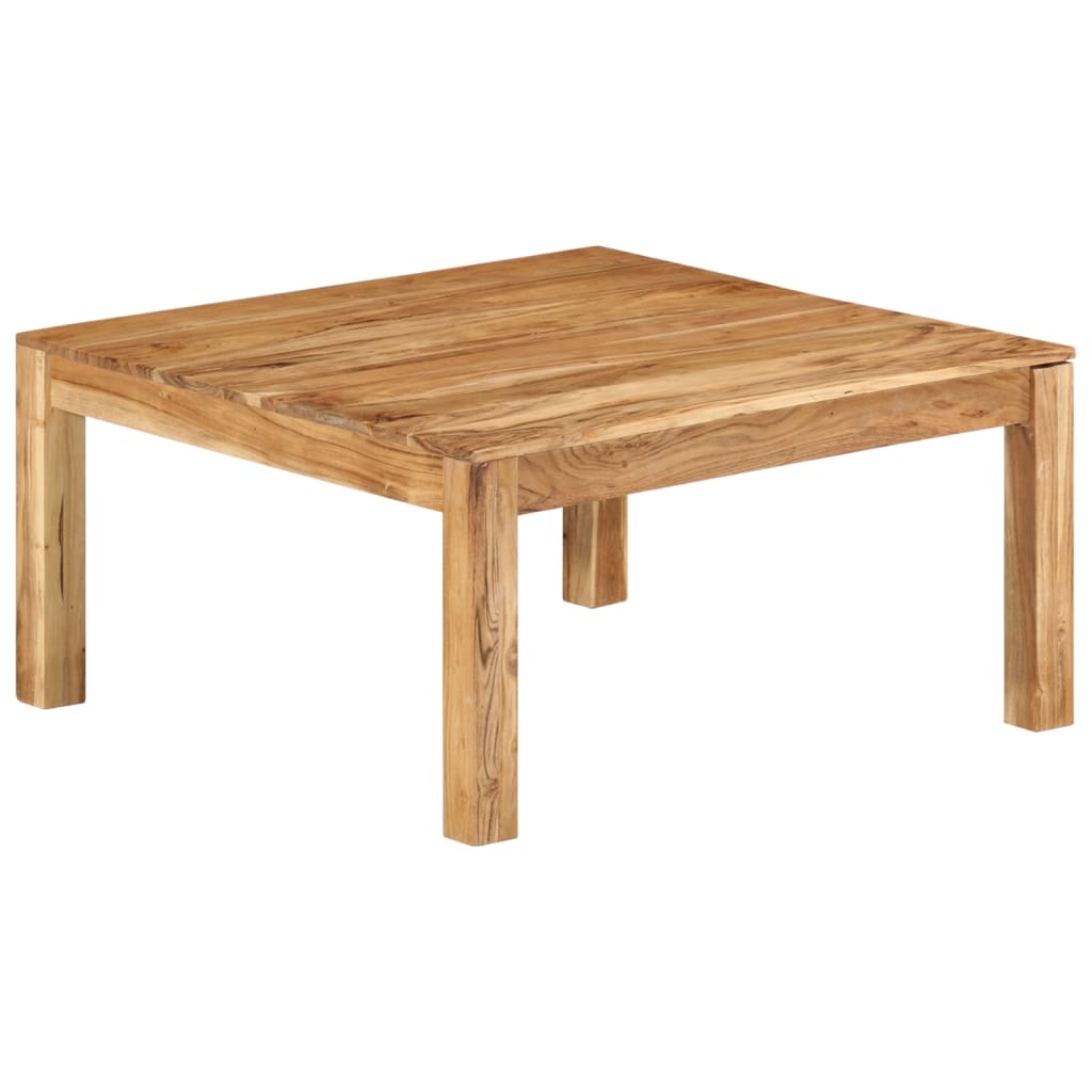 Coffee Table 80 x 80 x 40 cm Solid Acacia Wood