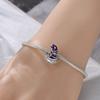 New Copper Purple Flying Witch Hat & Magic Book Stylish Charms Beads Fits Original Bracelet Jewelry Diy Halloween Charm For Women Gifts