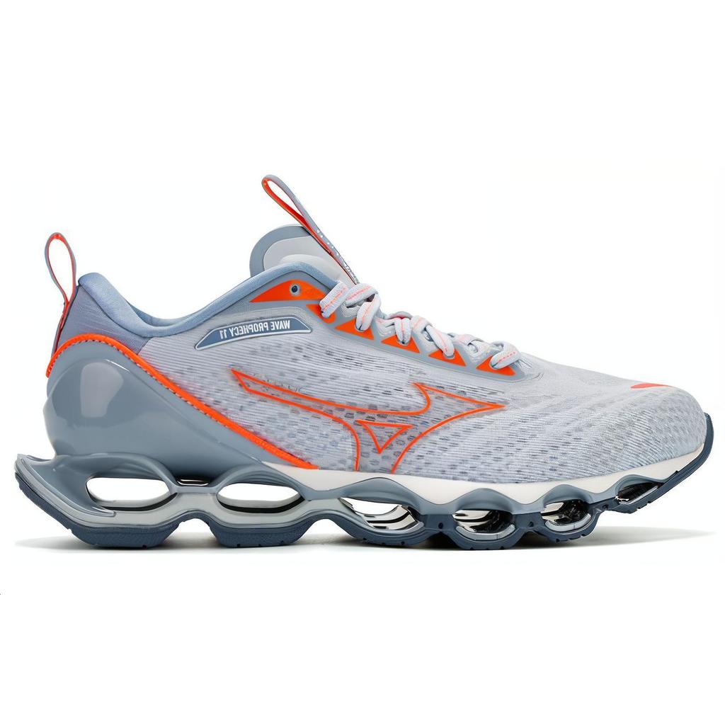 Mizuno Prophecy 11 Lace-Up Flat Round Toe Fabric Shock Absorption Non-Slip Wear-Resistant Breathable Low-Top Running Shoes Women sneaker J1GD220066