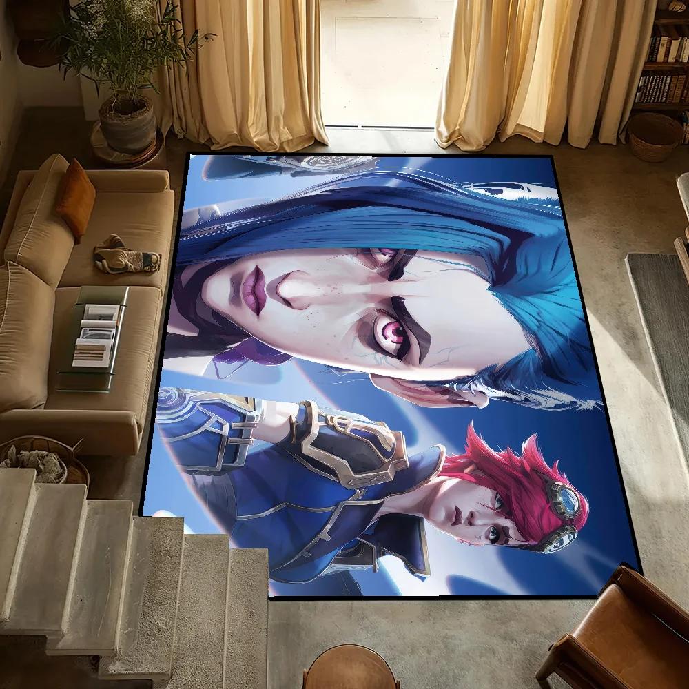 Door Mat Anti-Slip Kitchen J-JINX Bedroom Cartoon Handmade Tufted Rug Carpet Living Room A-Arcane2 Entrance Decoration