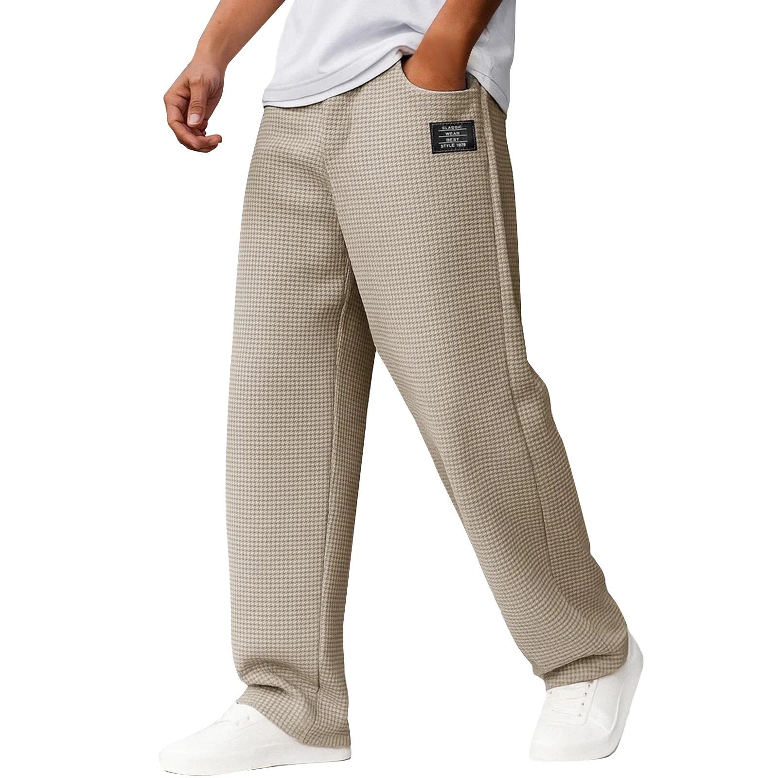 

Мужские однотонные свободные спортивные штаны Мужские повседневные модные спортивные штаны L хаки