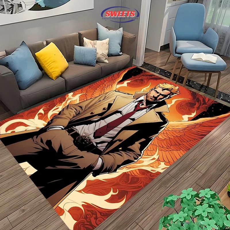 DC Constantine Large Area Carpet, Living Room and Bedroom Household Items, Kid's Room Sofa Mat, Doormat Floor Anti-slip Rug,Gift
