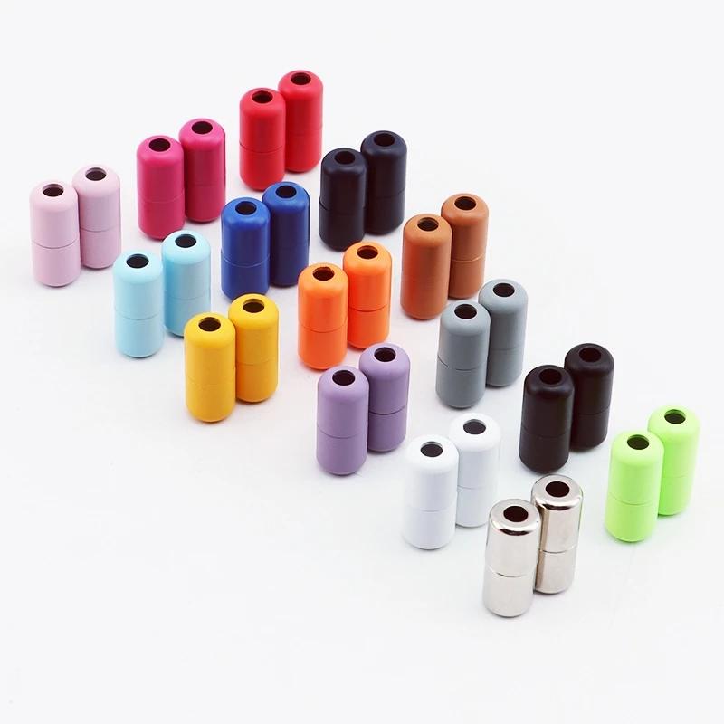 1 Pair Capsule Lock Shoelace Without Ties Sneakers No Tie Shoe Laces Children Adults Quick Lace on/Off Shoelaces for Shoes New