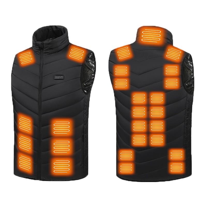 Unisex Smart Electric Heating Vest - Full Body, Constant Temperature