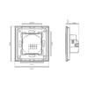 Tuya 16A STD WiFi Room Thermostat Black