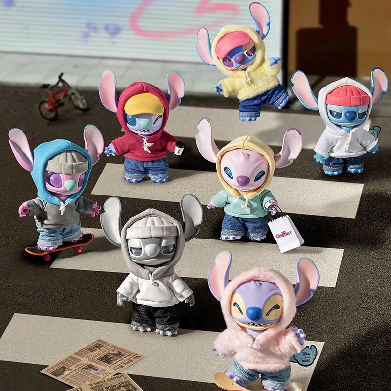 Stitch Gen Z Street Series Blind Box Figur Niedliche Vinylpuppe Plüschornament Spielzeugsammlung Geschenk Kind Weihnachtsgeschenk