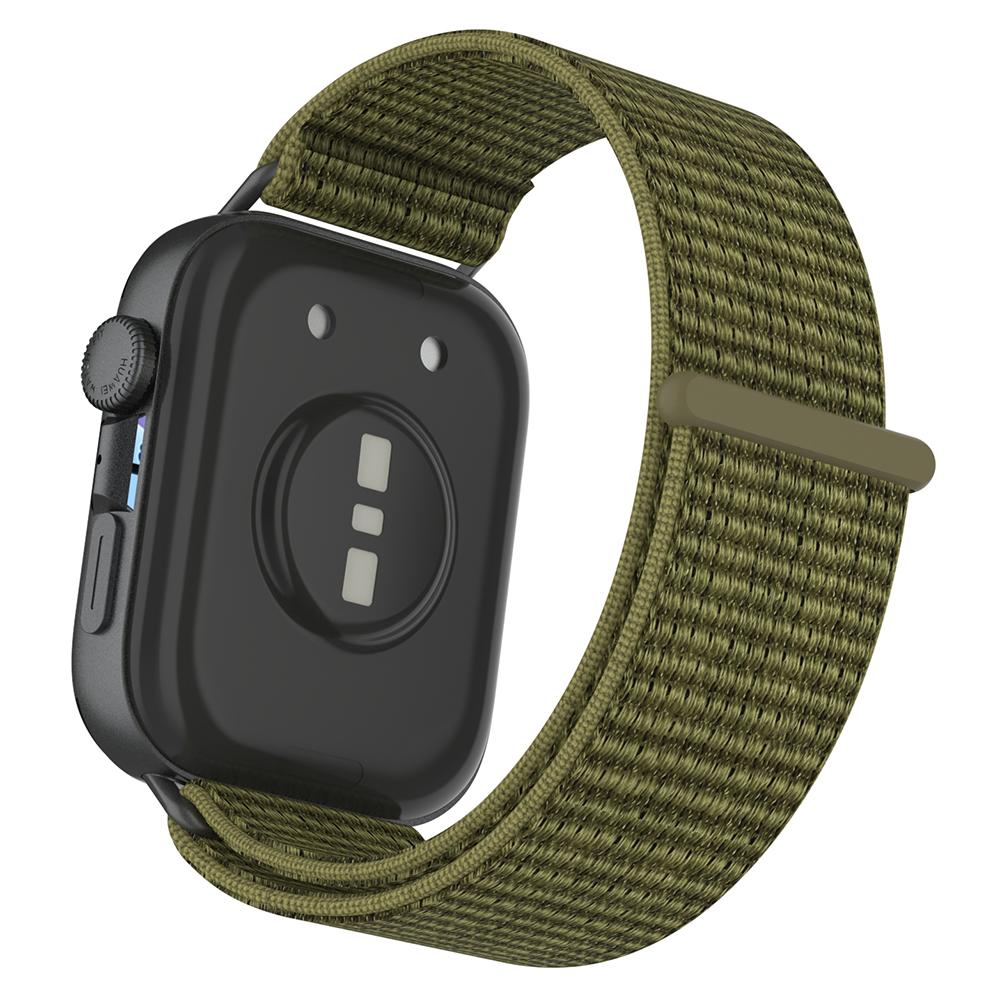 

Ремешок для Huawei Watch Fit 4 Pro/Fit 4/Fit 3 с нейлоновой петлей на липучке Olive Green