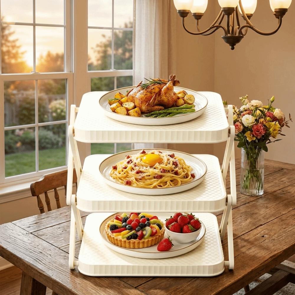 Multi-functional Dish Storage Stand Space Saving Kitchen Plate Organizer Holder Bathroom