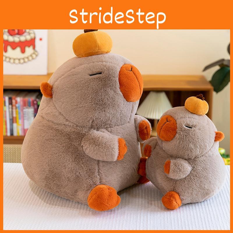Persimmon Animal Capybara Plush Doll Childrens Birthday Gift Home Decoration