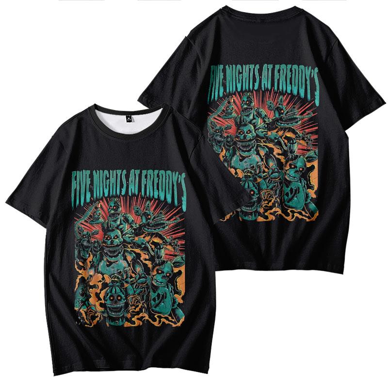 

NEW Five Nights At Freddy s T-shirt for Men Women Summer Kids Tops Tees Kids Tshirts Clothes Streetwear XXS