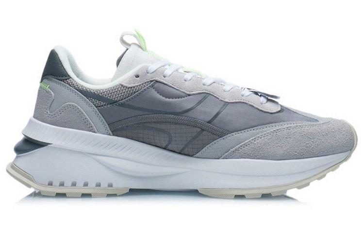 Li Ning Fangyuan EVO Textile, Synthetic Leather, Split Suede Slip Resistant Abrasion Resistant Low top Running Shoes AGCR227-2