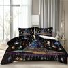 Fantastic Sparkling Jewelry Hat Print Bedding Set Soft Duvet Cover King Queen Twin Single Size Birthday Gift Bedroom Decoration
