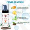 HEARTIE Rinse-Free Foaming Dry Shampoo for Dogs and Cats | 150ml Waterless Pets Bath with Aloe, Orange, Tea Tree & Vitamin C | Dog and Cat Groomi