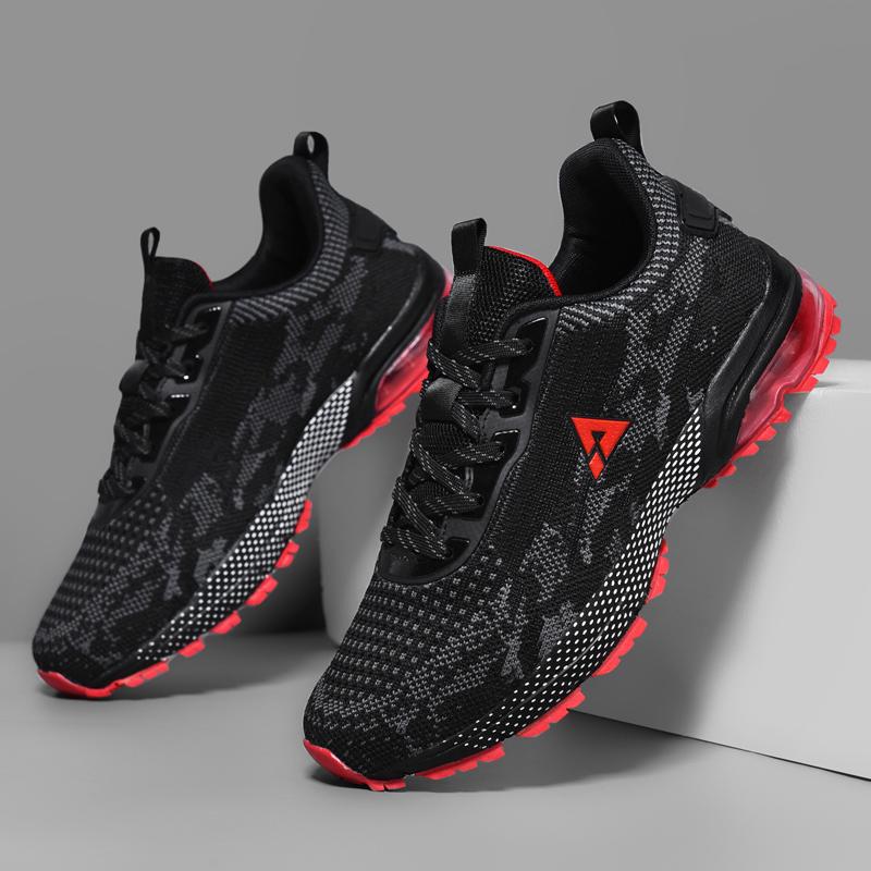 Men Sneakers High Quality Flat Outdoor Sports Comfortable Mesh Lace-up Trendy Tennis Shoes  New Big Size Running Shoes Man