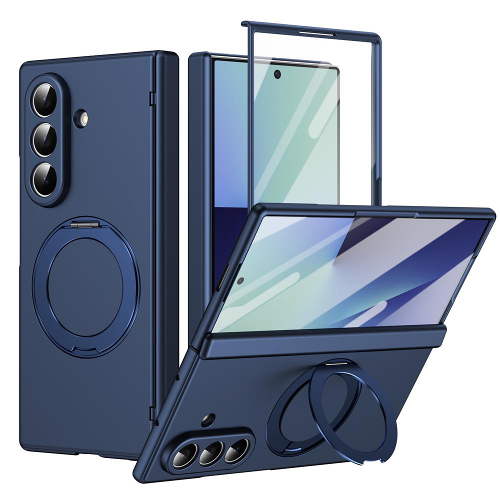 Funda Protectora Magnética Giratoria con Bisagra para Samsung Galaxy Z Fold 7 6 5 Para Magsafe Fold7 Fold6 Cubierta Protectora de Pantalla