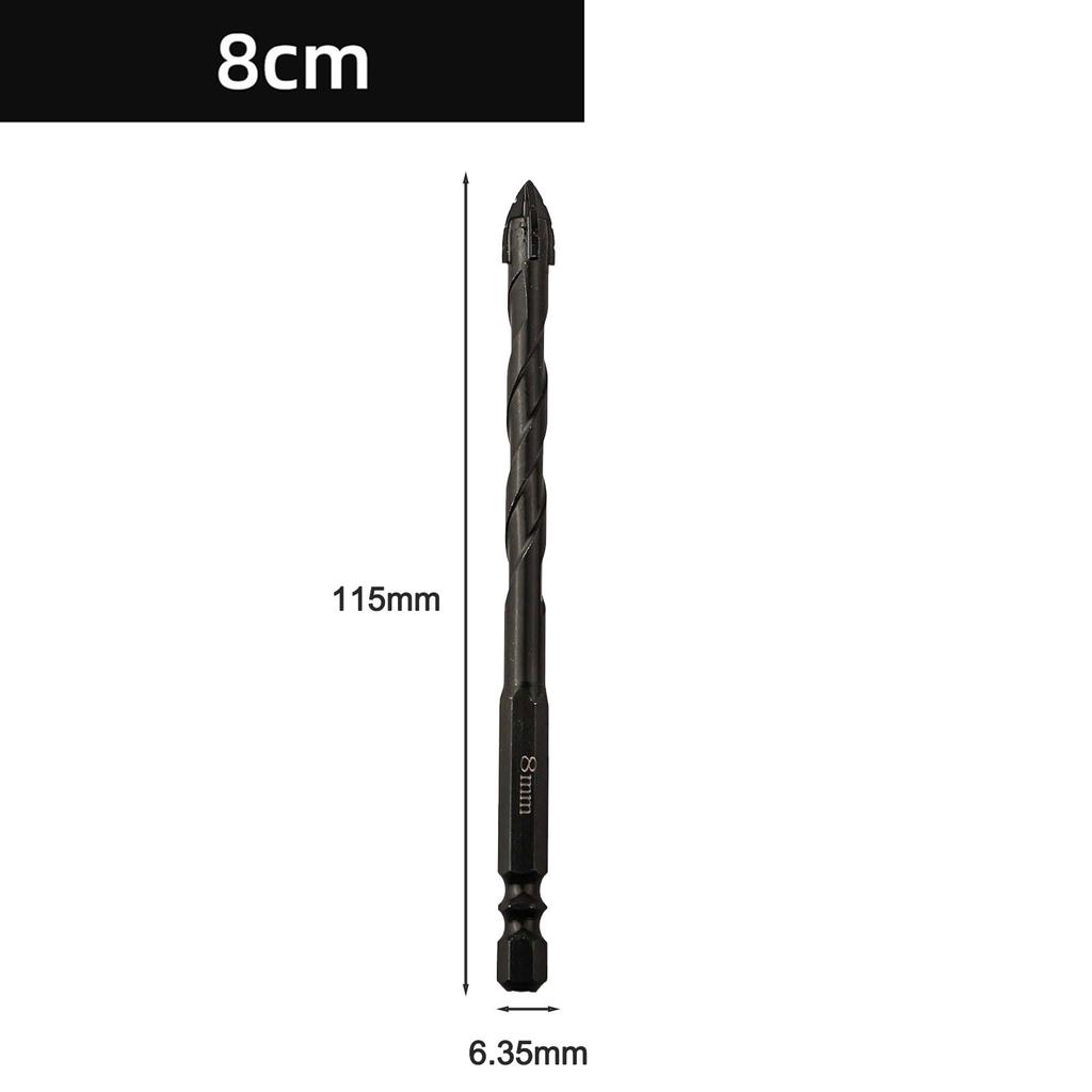 Eccentric Drill Bit Set for Drilling Glass Tiles and Hard Plastics