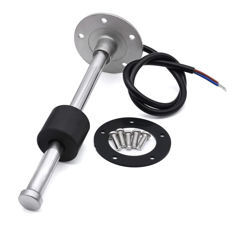240~33ohms Marine Fuel Level Gauge Sensor Boat RV Water Level Sensor Tank Sending Unit Tank Fuel Sensor Indicator 12V 24V