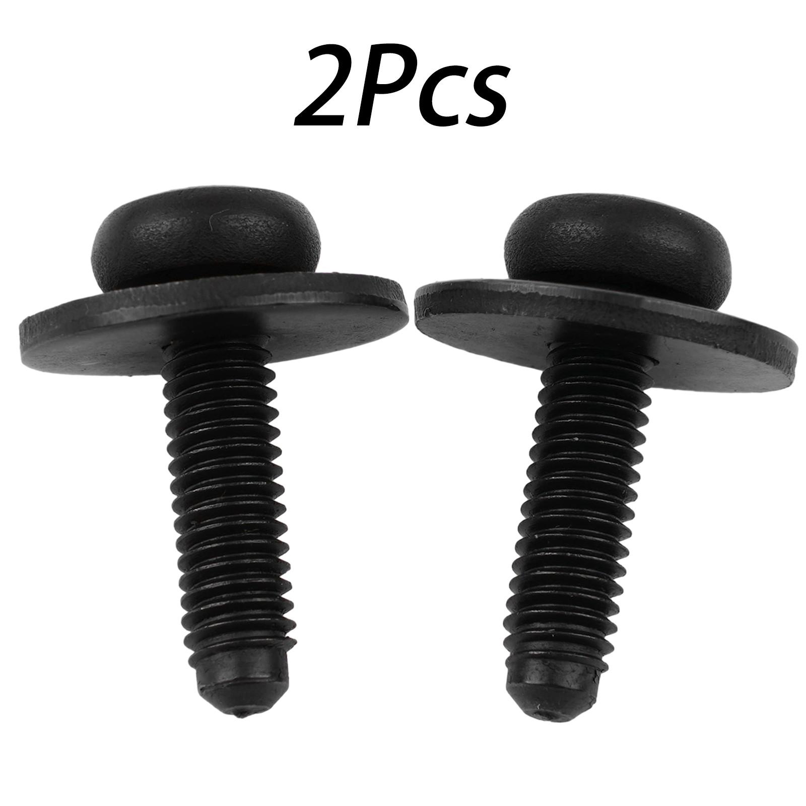 

Headlight Bolt Screw 2Pcs Car Clips Fasteners Meatl