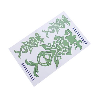 Anime Genshin Impact Autocollant Cosplay Prop Xiao Accessoires Autocollants De Tatouage Imperméables Accessoires De Fête