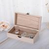 In-Stock Paulownia Wood Retro Flip-Top Rectangular Storage Box