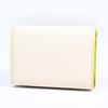 Marni Trifold Wallet Mini Wallet Smart Wallet Calf Leather Talc Light Lime PFMO0056U1 P2644 Z638V Women's [Item]