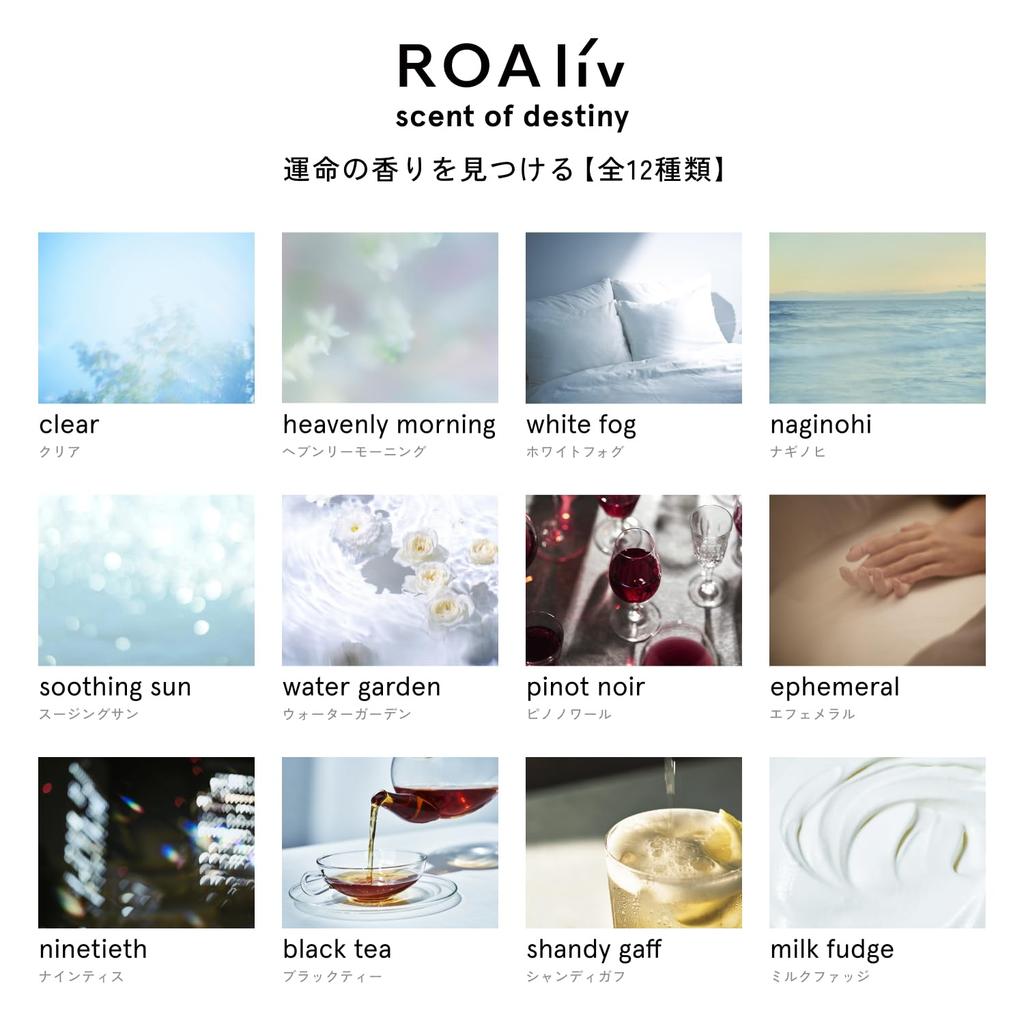 ROAliv Mindsense Ephemeral 20mL Fragrance Eau de Parfum with Gift Plant-Based Alcohol, Natural,