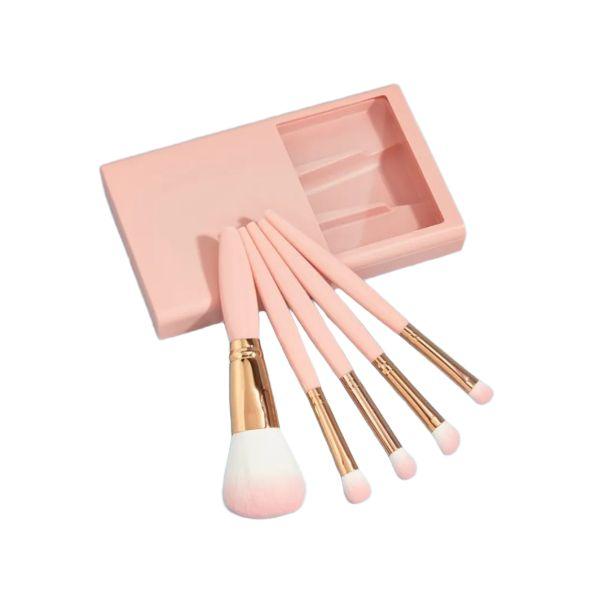 LAGUZ Tragbares Make-up-Pinsel-5-teiliges Set