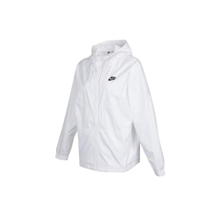 (WMNS) Nike AS W Nike Sportswear RPL WR ESSNTL WVN JKT Jacket White Women s DD5853-100 L